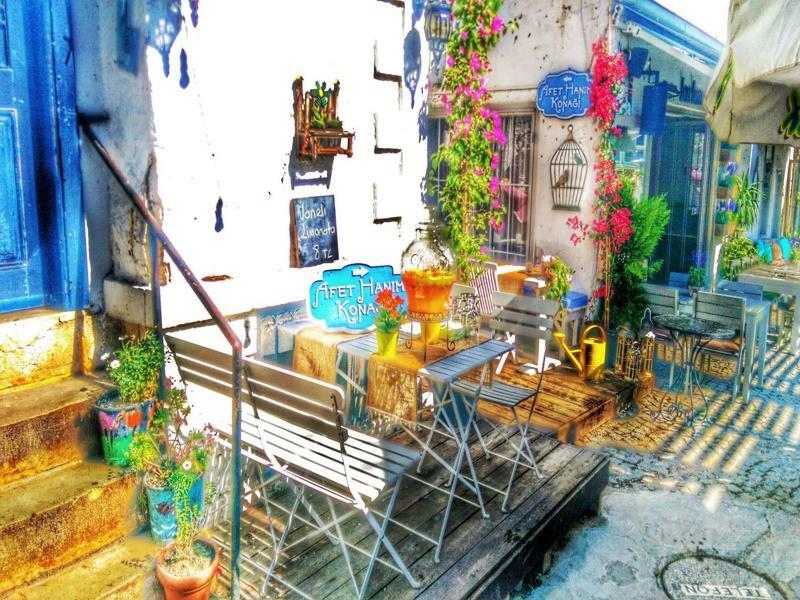 Afet Hanim Konagi Alacatı Bagian luar foto